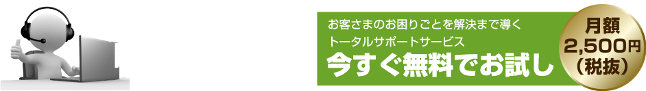 社内にパソコン・ネットの得意な人はもういらない利用料が今なら半年間無料